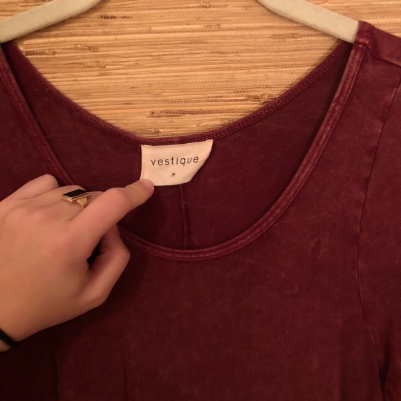 Burgundy dress - Picture 3 of 3